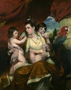Sir Joshua Reynolds Portrait of Lady Cockburn and her three oldest sons oil painting